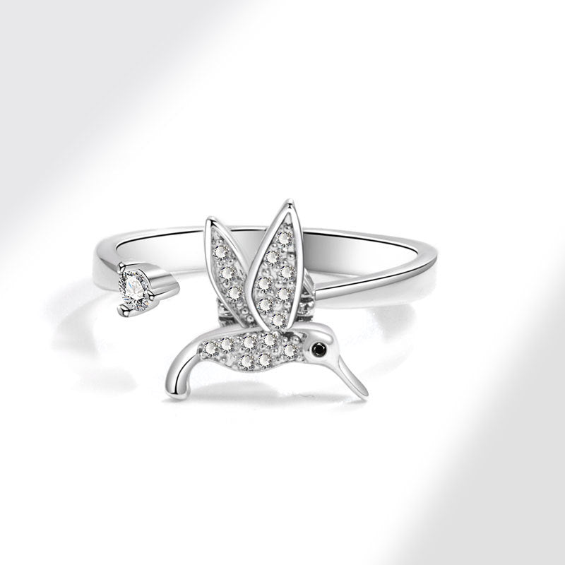 Spinning Female Niche High-grade Smart Bird Ring