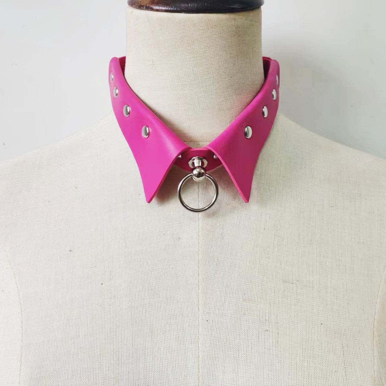 Personality Punk Gothic Leather Simple Trend Collarbone Necklet Collar