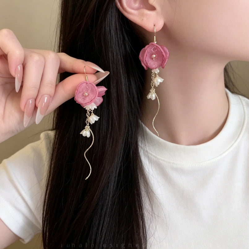Women's Diamond For Chic Elegant Fresh Sweet Stud Earrings