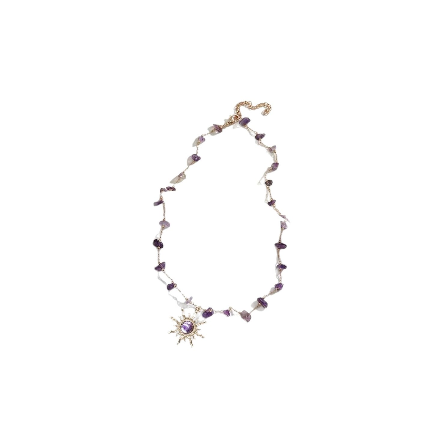 Women's Chain Gem Sunflower Creative Light Luxury Necklace