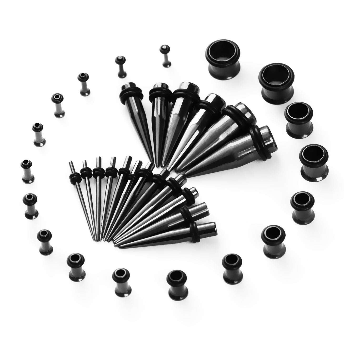 Pointed Cone Single Horn Ear Extender Amplifier High Sense Piercing Stud Earrings