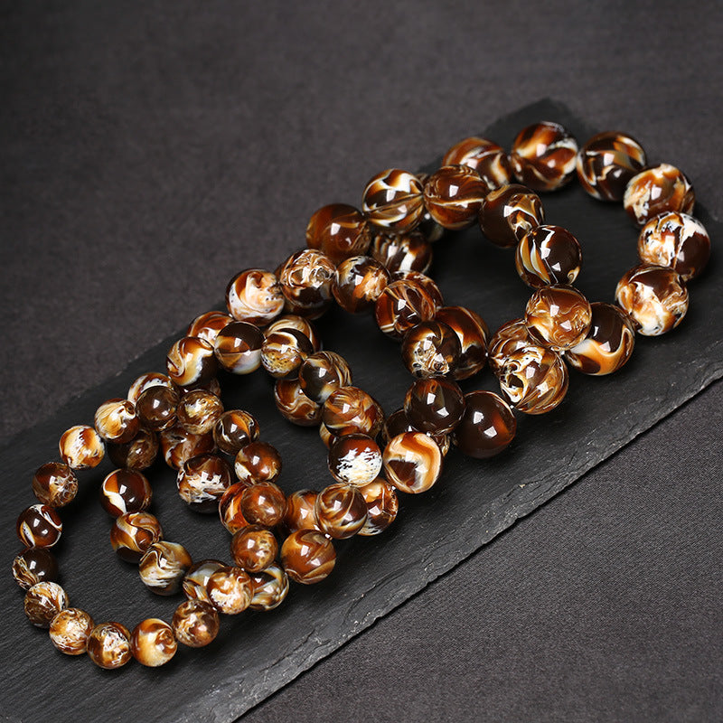 Women's & Men's Amber Beeswax Demon Flower Cave Honey Bracelet