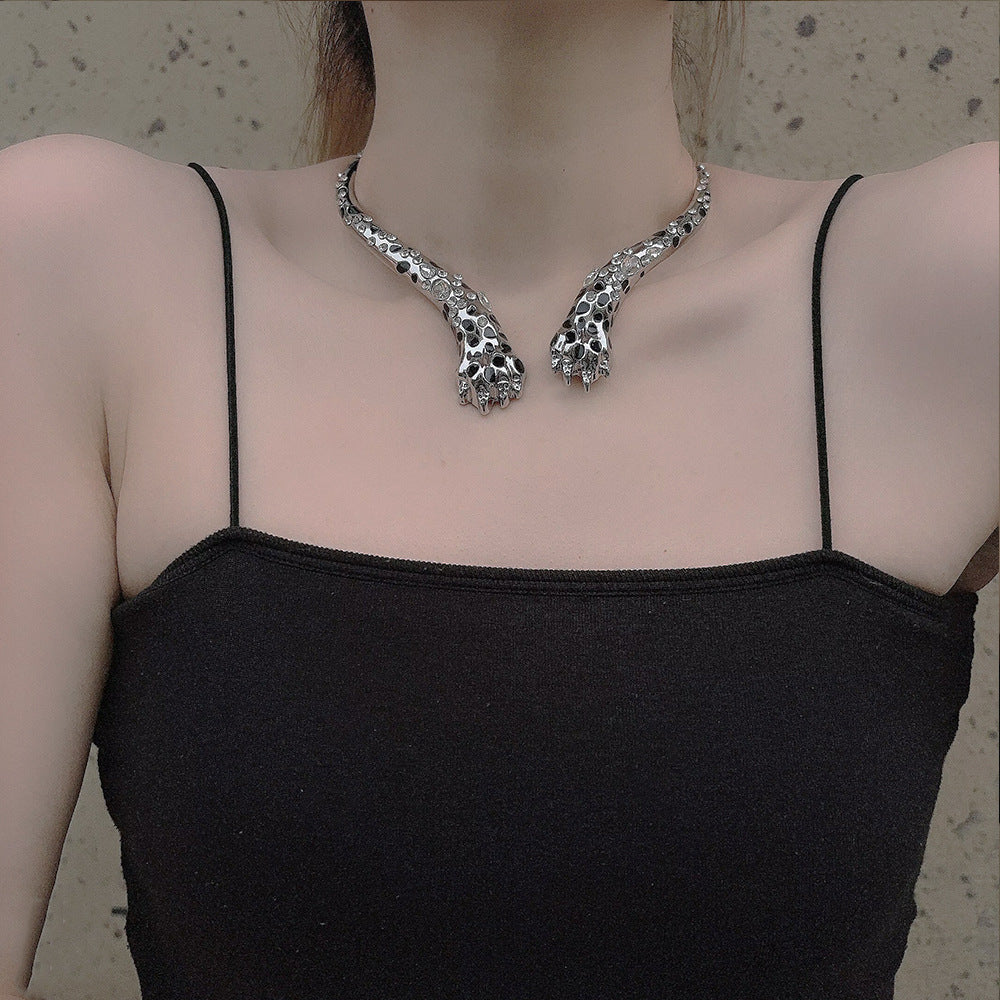 Women's Xi Retro Fashion Personalized High-key Dignified Collar