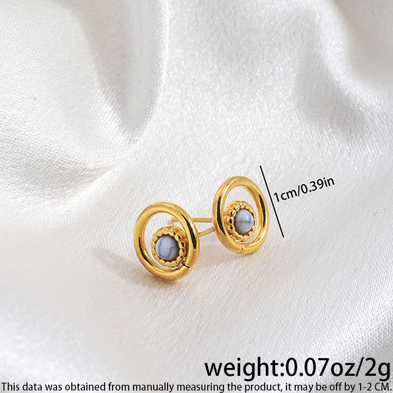 High-grade Fashionable Versatile Micro Diamond Butterfly Earrings