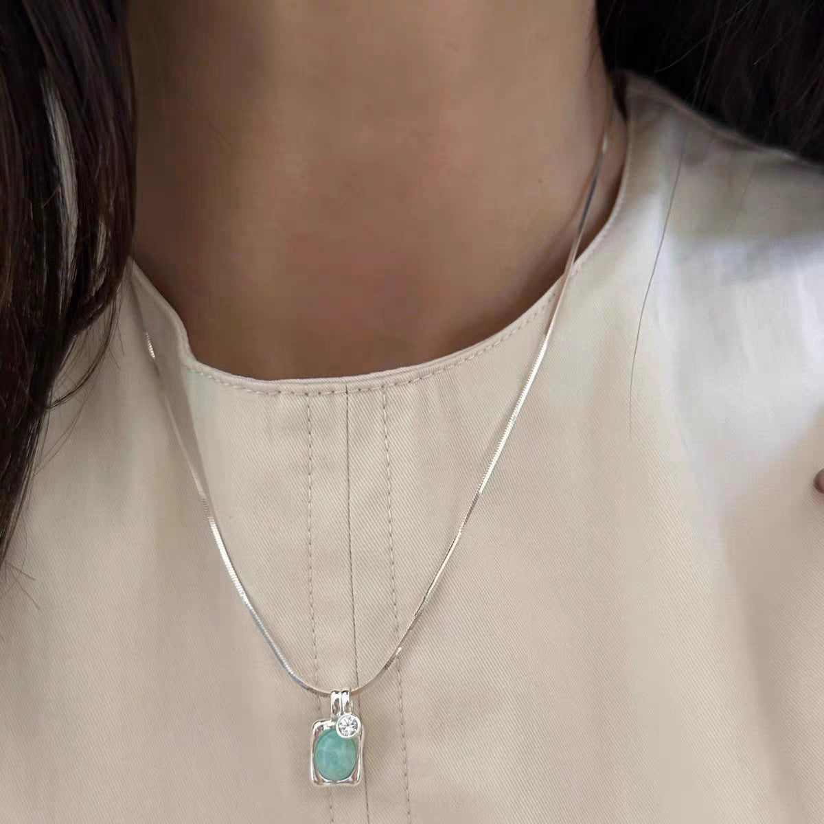 Women's Chalcedony Blessing National Style Zen Fashion Necklaces