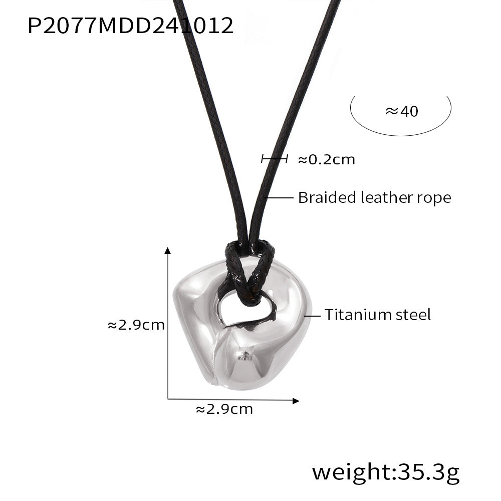Titanium Steel Material Plated With Real Necklaces