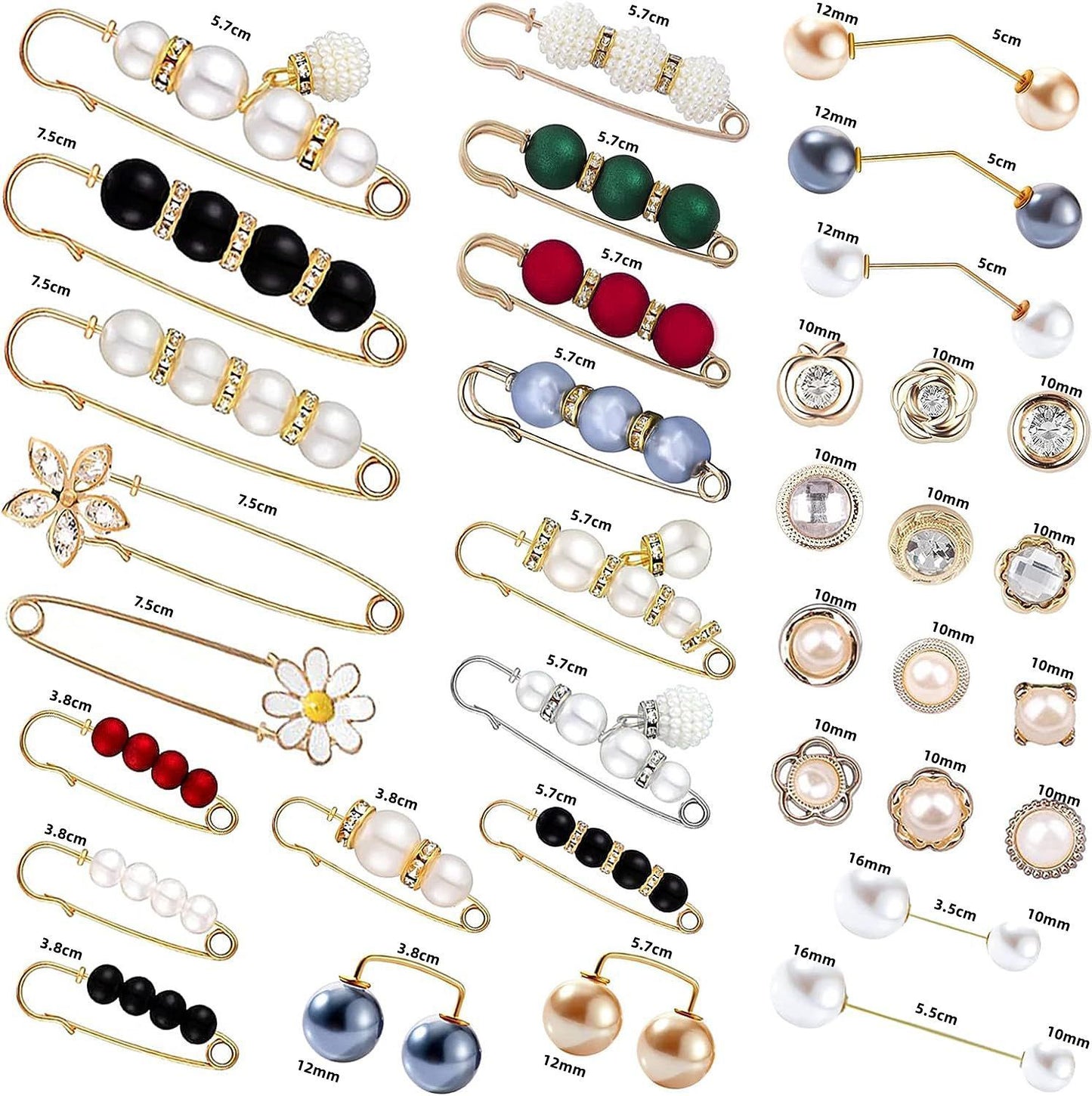 Women's Of Trousers Pin Artifact Fixed Clothes Buckle Brooches