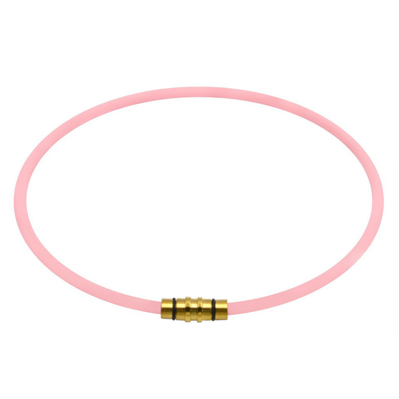 Women's & Men's Anion Collar Energy Balance Magnetic Snap Outdoor Necklaces