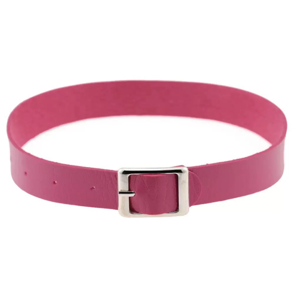 Punk Simple Leather Rock Trend Female Collar