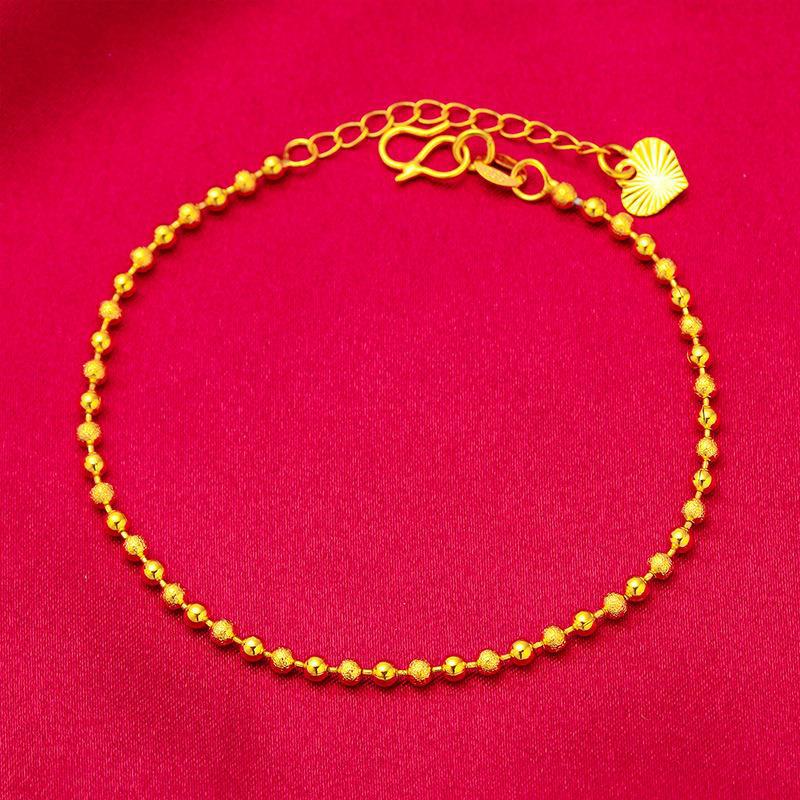 Women's Alluvial Gold Fine Vietnam Placer Suit Jewelry Set