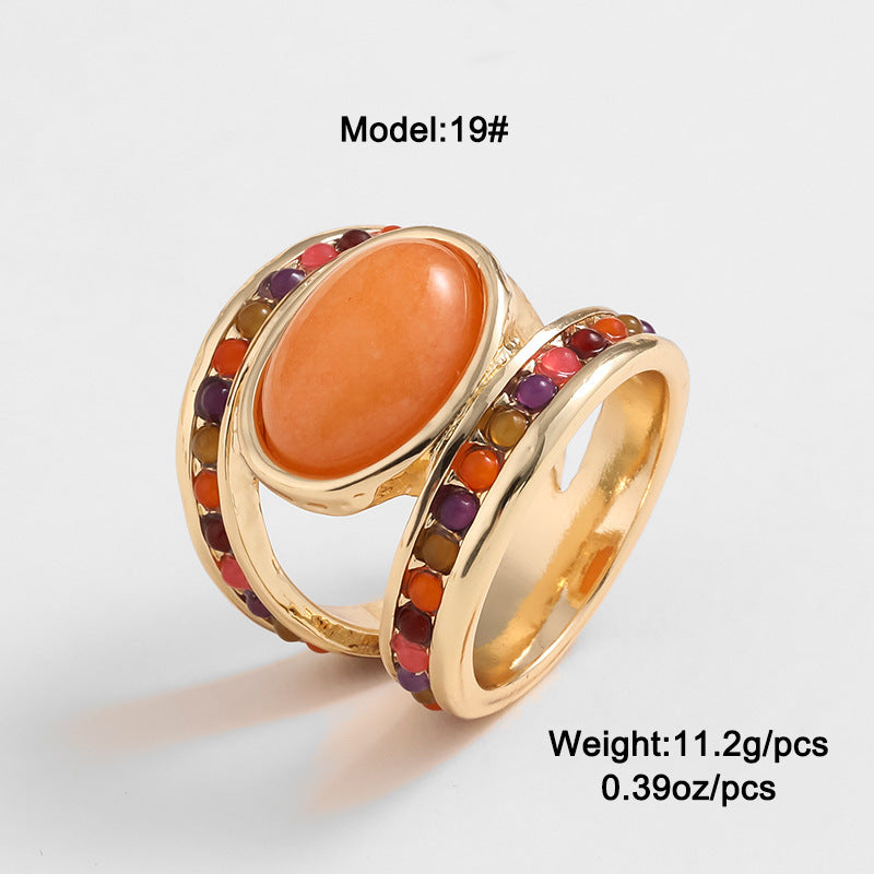 Antique Fashion Design Popular Imitation Jewelry Rings