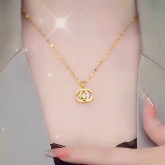 Style Double Smart Female Design High Necklaces