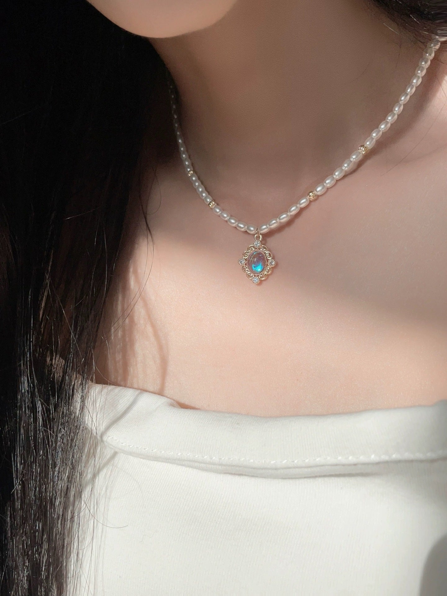 Retro Mori Style Flower Niche Temperament Entry Lux Exquisite Sweet Necklaces