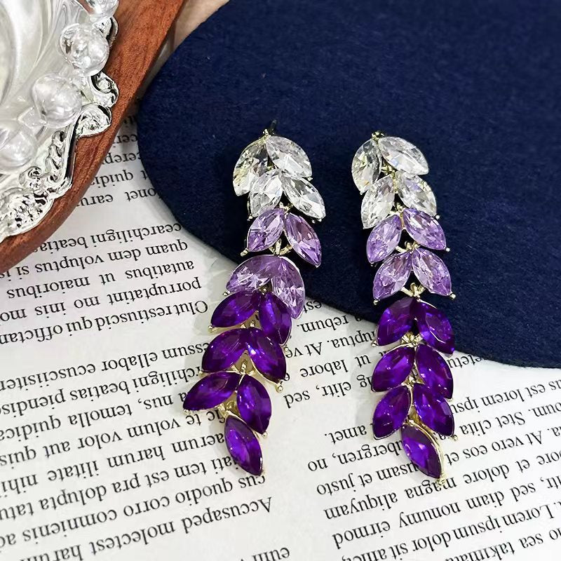 Wheat Tassel Long Fashion Exaggerated Super Earrings