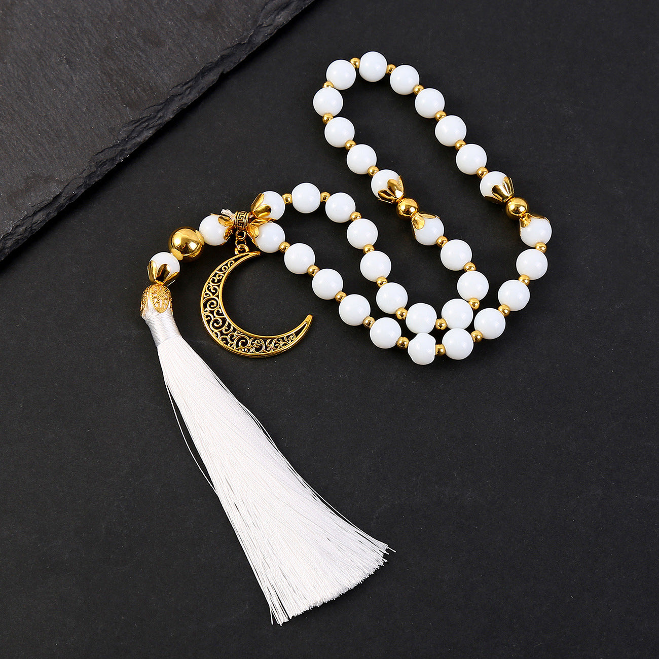 Casual Comfortable Charming Beads Tassel Moon Bracelets