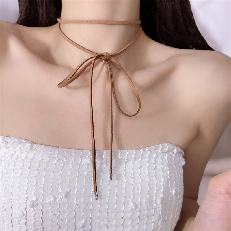 Veet Bow Collar Female Hot Clavicle Necklaces