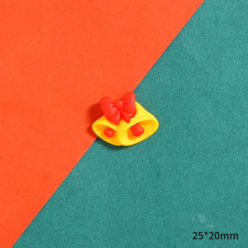 Cartoon Christmas Series Resin Cream Glue Jewelry Accessories