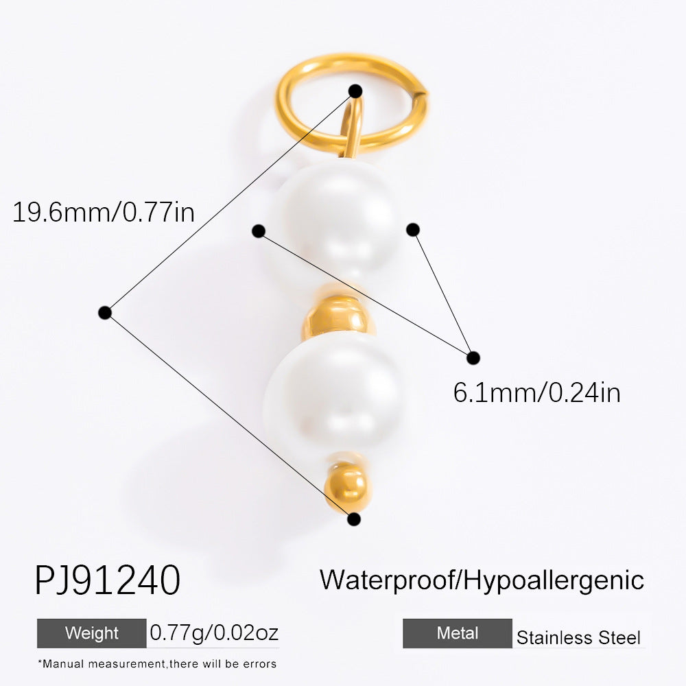 Classy Stylish Stainless Steel Gold-plated Design Jewelry Accessories