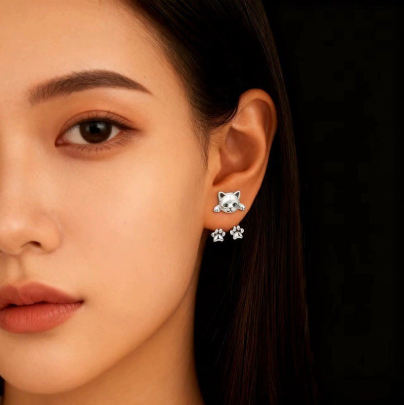 Back Of Ear Unique Personality Minority Design Fashion Stud Earrings
