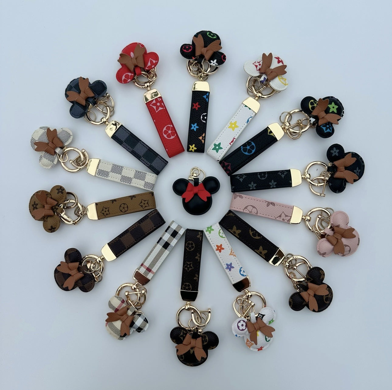 Key Cute Minnie Environmental Protection Materials Rings