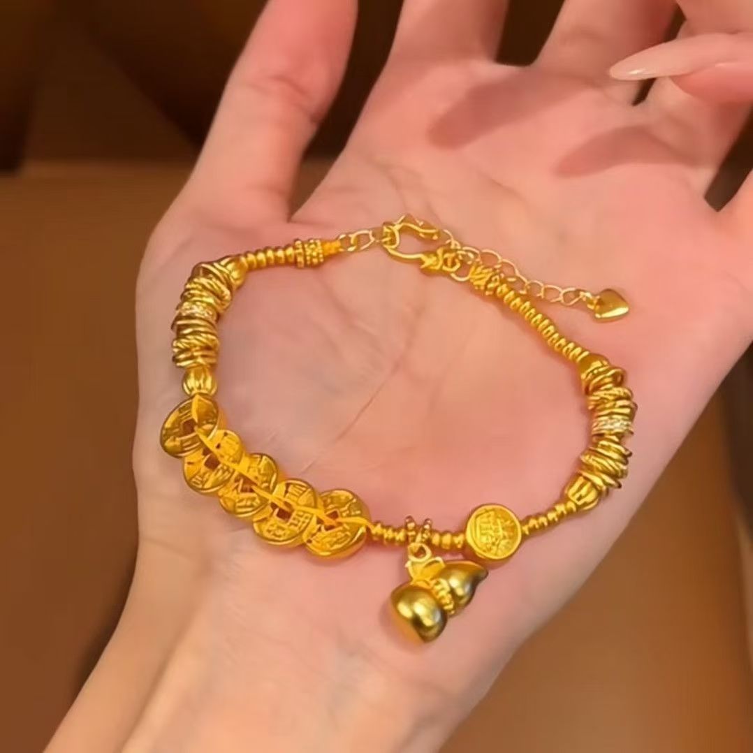Ancient Gourd Winding Chinese Retro Minority Girlfriend Handmade Gift National Bracelet