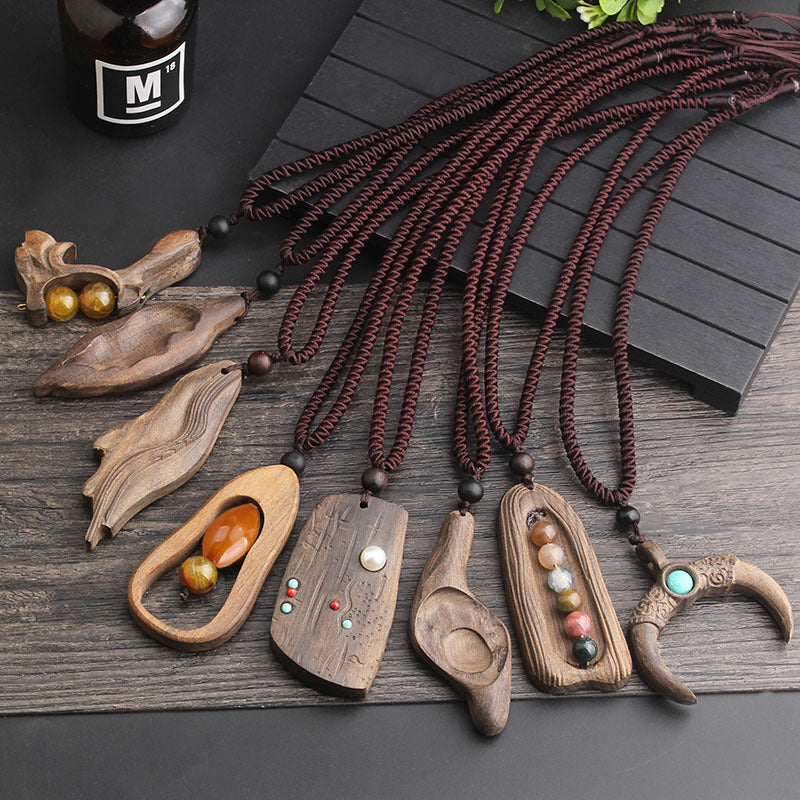Retro Long Sweater Chain Simple Handmade Necklaces