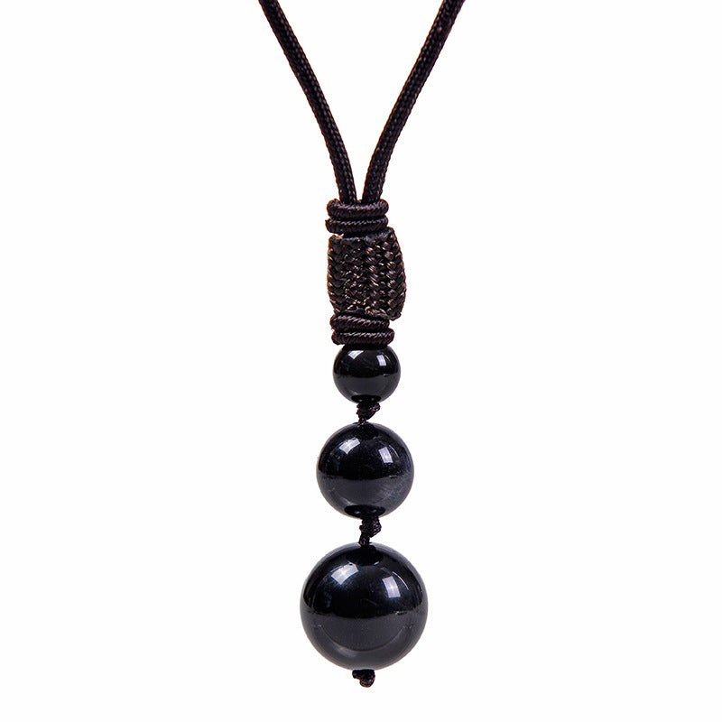 Women's & Men's Tigereye Natural Obsidian Amethyst For Necklaces