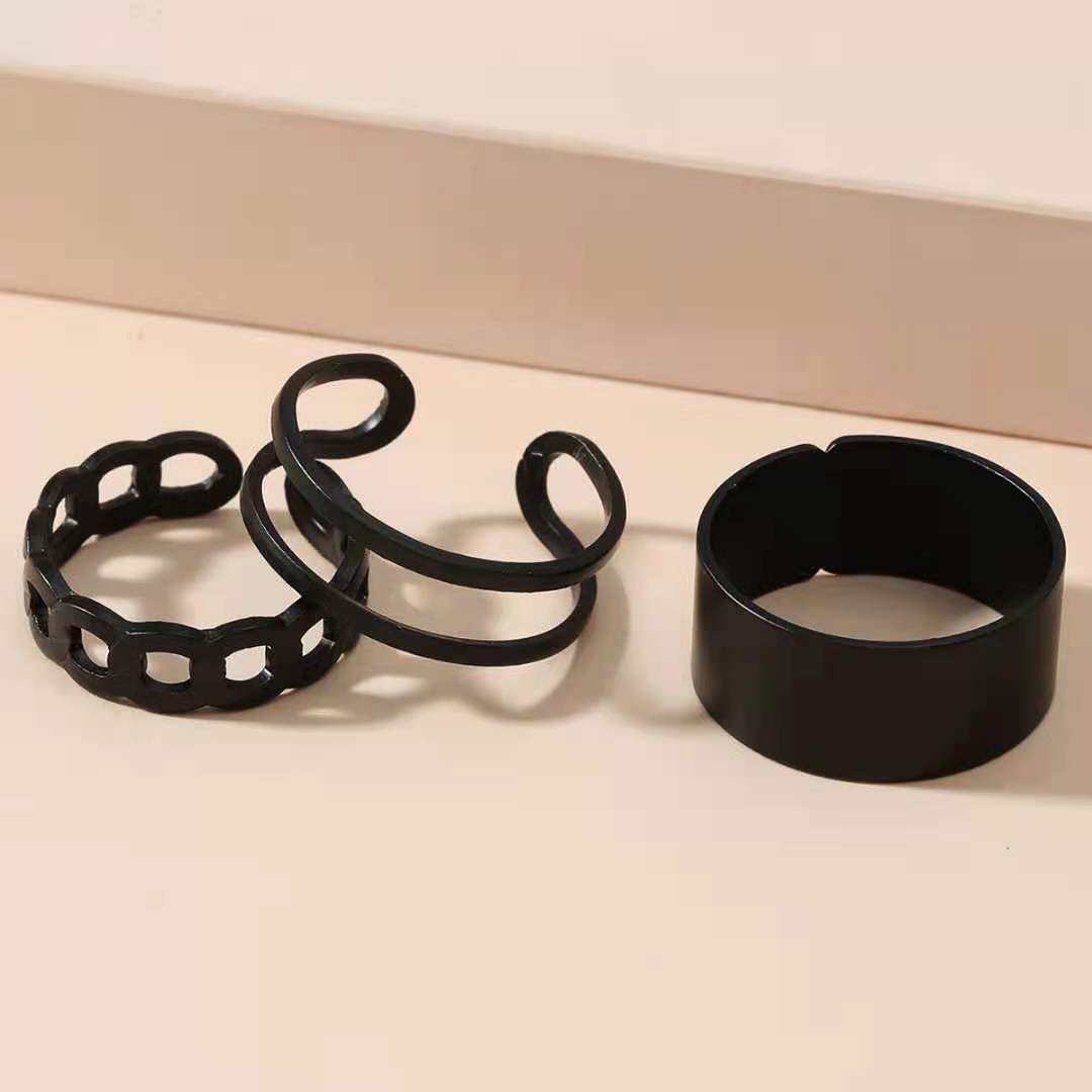 Hip Hop Open Adjustable Index Finger Knuckle Cold Wind Rings