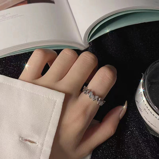 Women's Design Butterfly Opening Mori Personality Stylish Ring