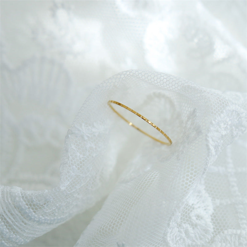 Fine Gear Gold-plated Batch Flower Female Fashion Rings