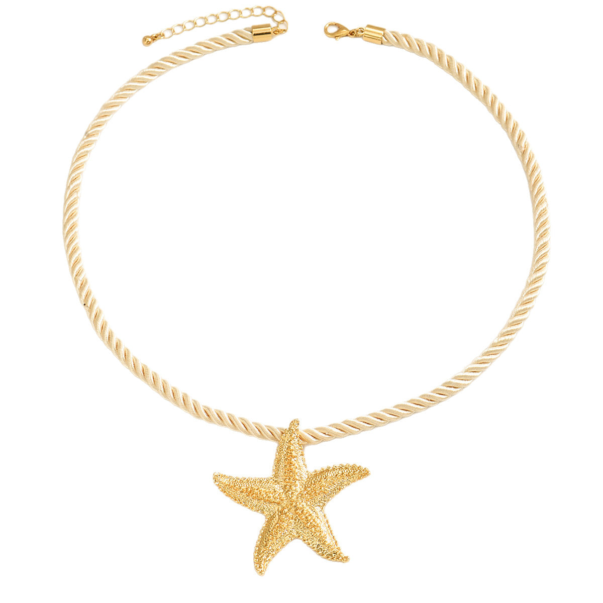 Ocean Simple Vacation Zinc Alloy Starfish Necklace