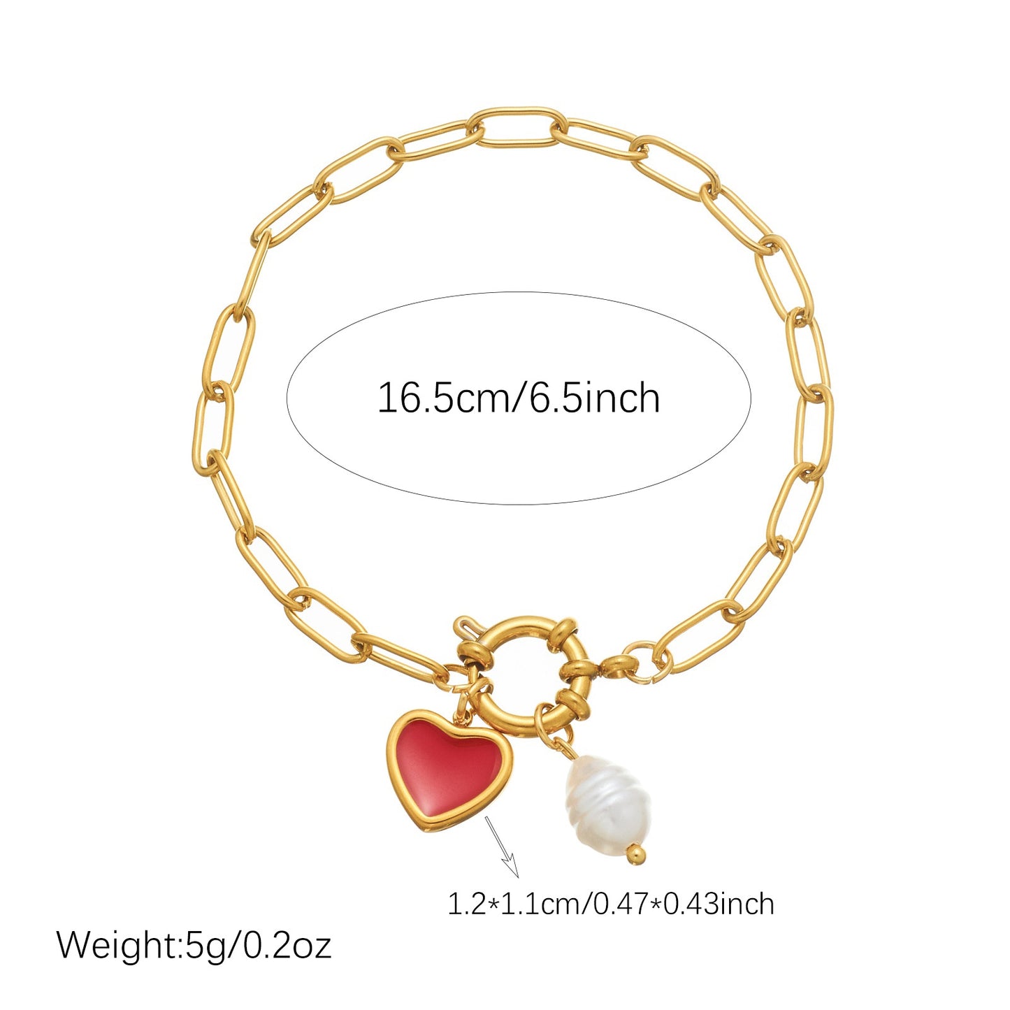 Gold Plated Stainless Steel Cross Face Bracelet