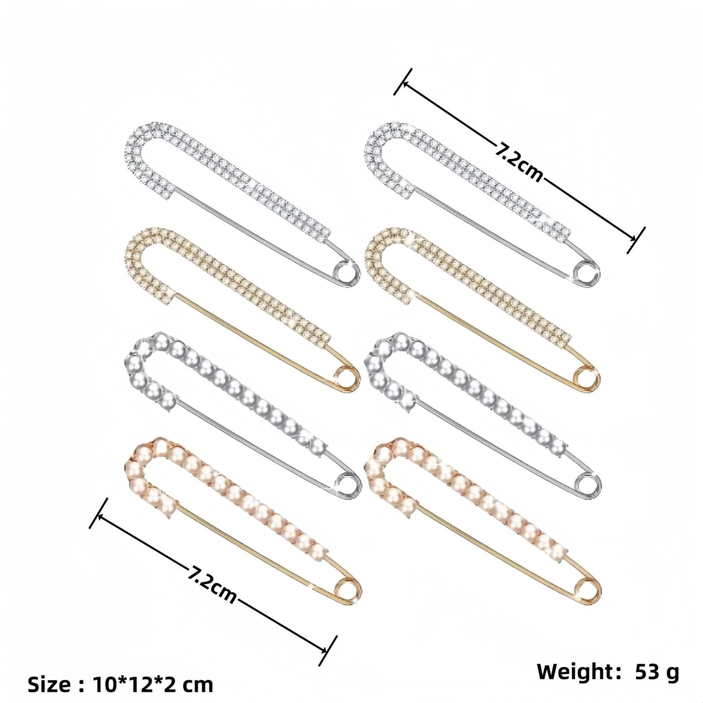 Women's Of Trousers Pin Artifact Fixed Clothes Buckle Brooches