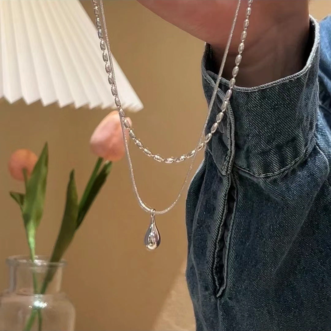 Women's Water Drop For Niche Design Trendy Advanced Everyday Fashion Simple Pendants