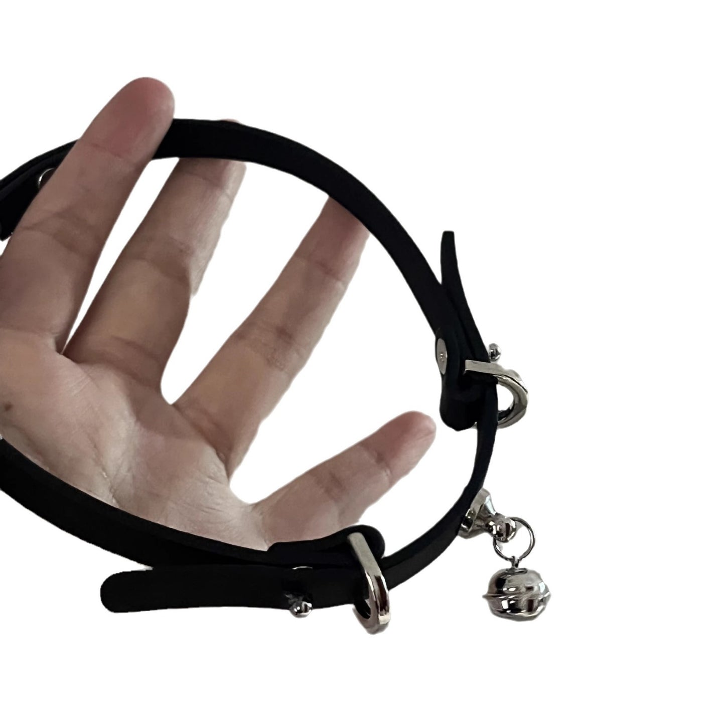 Punk Black Neckband Bell Short Niche High-grade Collar