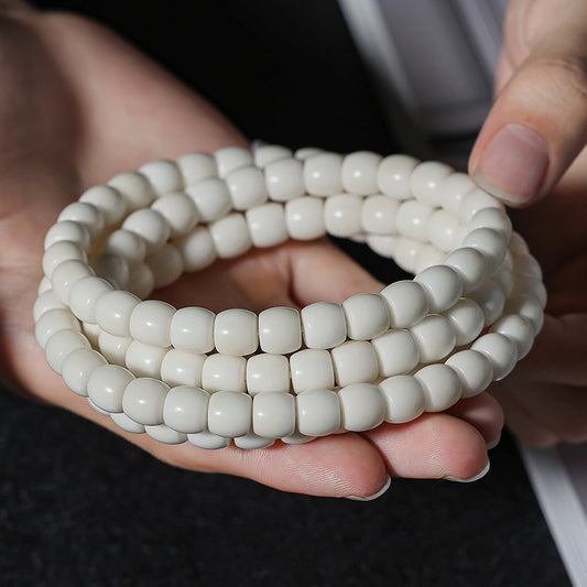 Women's & Men's Jade Bodhi Pieces Buddha Beads Scattered Long Strip Crafts Bracelet