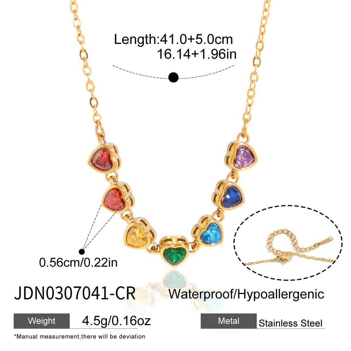 Holiday Titanium Steel Color Zircon Light Luxury Minority Clavicle Necklace
