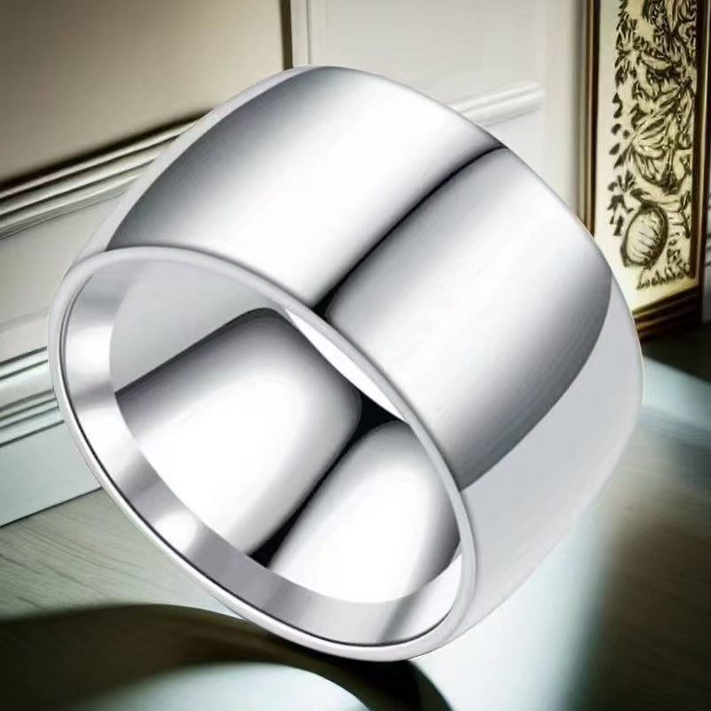 Titanium Steel Female French Electroplating Niche Bag Ring