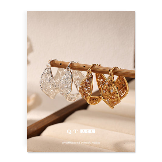 Women's Ear Zircon Embellished Simple High-grade Summer Temperament Earrings