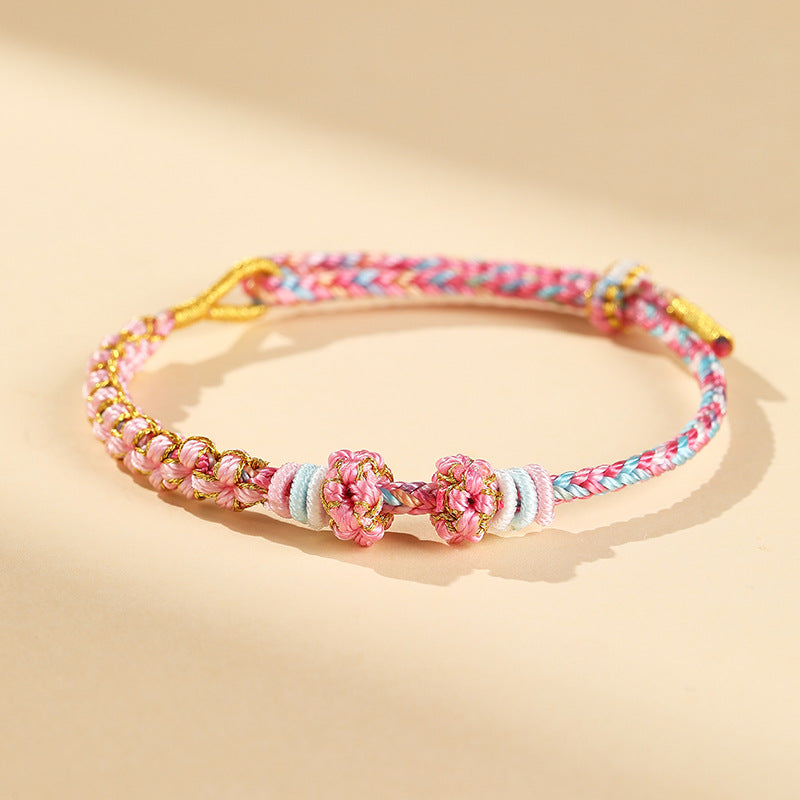 Festival Beads Threading Wear Gold Lucky Bracelets