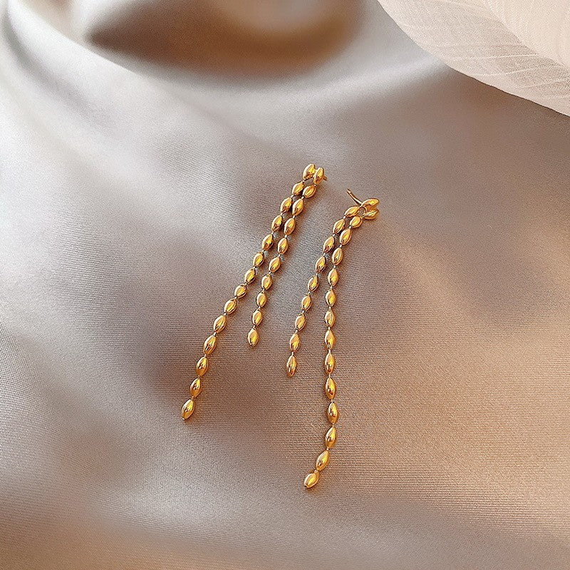 Luxury Fashion Versatile Elegant High-grade Sweet Cool Personality Earrings