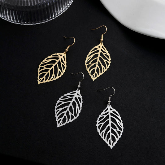 Creative Fashion Simple Mori Style Metal Earrings