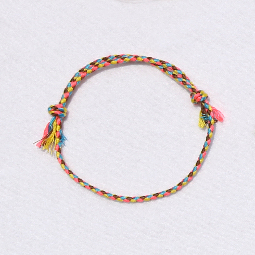 Hand-woven Tibetan Hand Rub Thread Carrying Bracelets