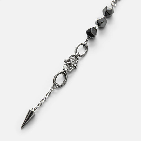 Pointed Cone Stitching Chinese Stone Tail Chain Can Be Used Bracelets