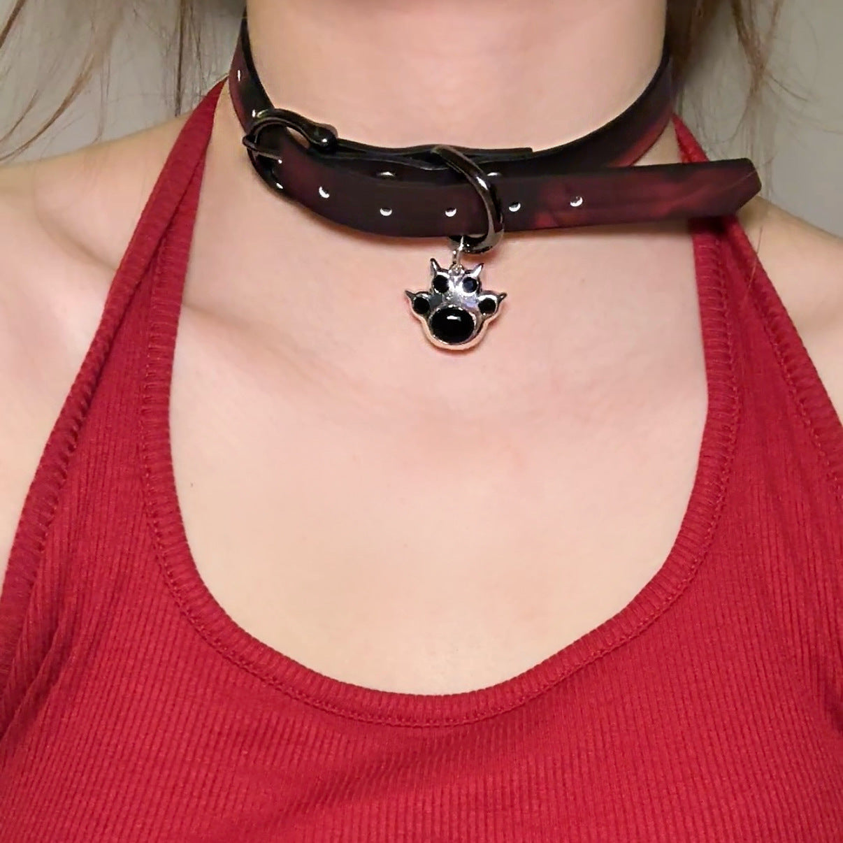 Women's Warm Color Changing Leather Hot Senior Clavicle Collar