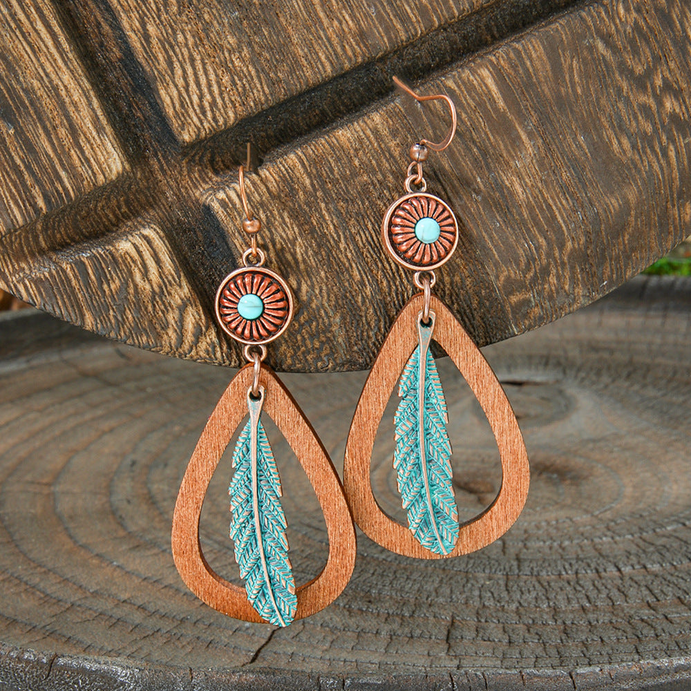 Attractive Antique Bohemian Ethnic Style Handmade Earrings