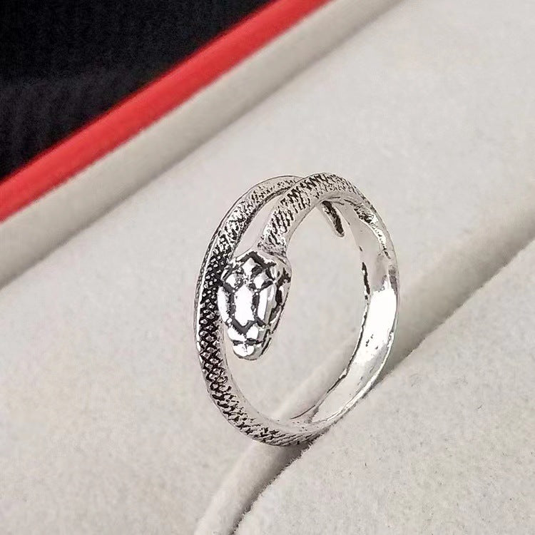 Women's & Men's Vintage Animal Spirit Snake Punk Exaggerated Personality Winding Rings