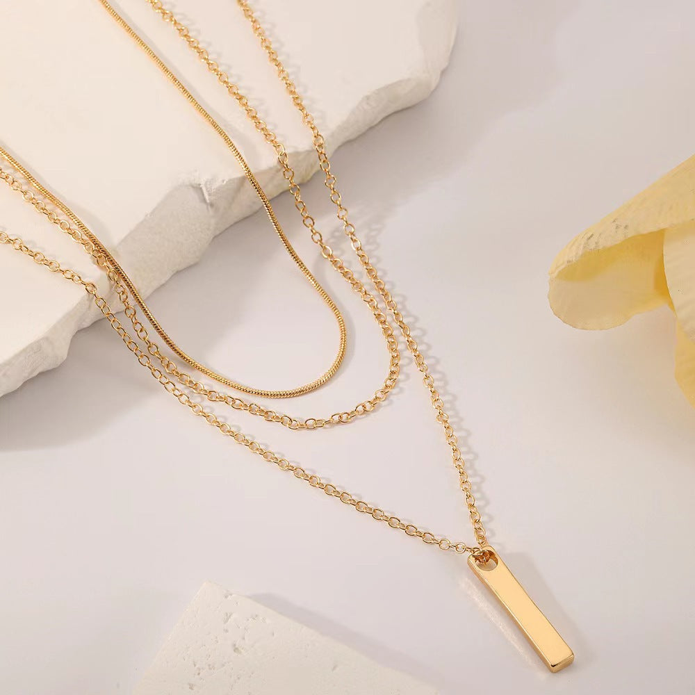 Fashion Bohemian Line Unique Design Light Necklace