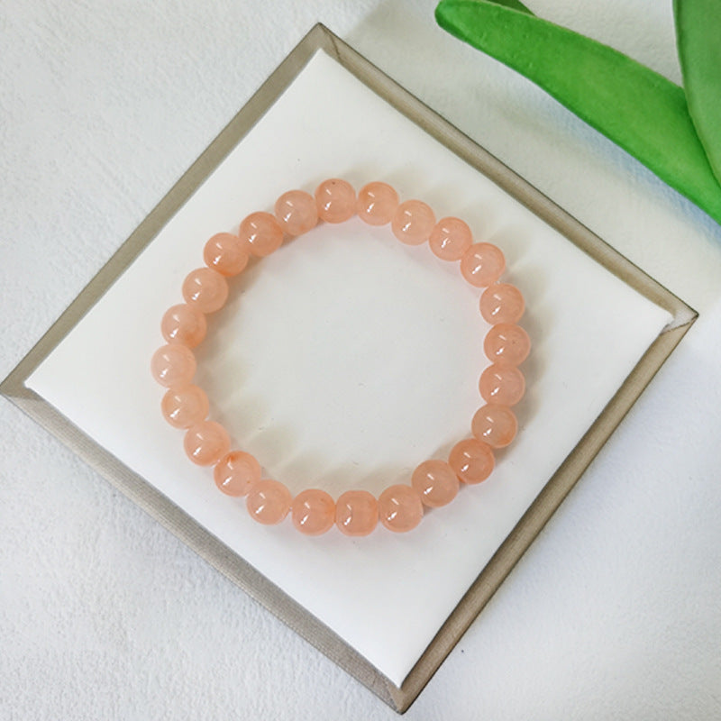 Li Gradient Ice Transparent Two-color Glass Pliable Temperament Hand Bracelets