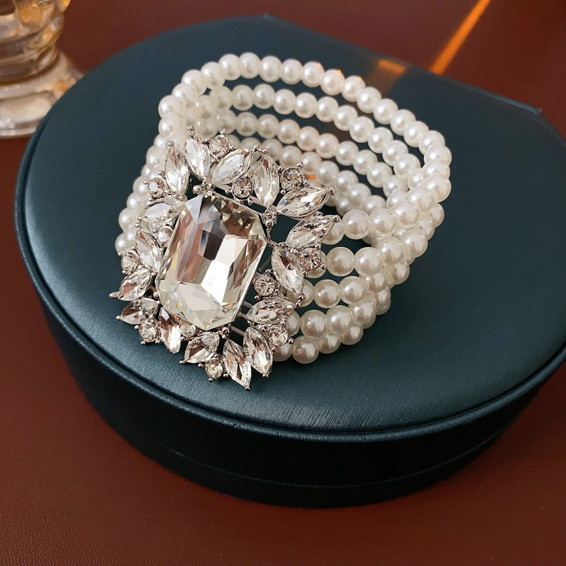 Zircon Fashionable Minimalist Wristband With Touch Of Affordable Bracelet